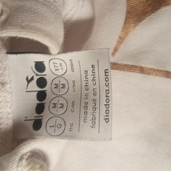 Diadora cropped white hoody - Picture 3 of 4